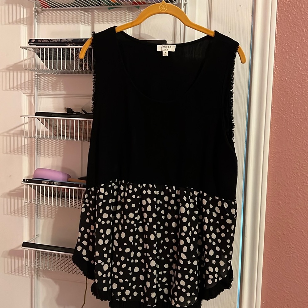Umgee top XL Dalmation print